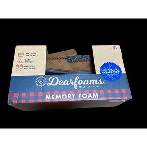Dearfoams Men's Memory Foam Clog Slippers Size XL (13-14) New in Box